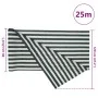 Green and white HDPE privacy net 1.2x25 m 75 g/m² by , Umbrellas - Ref: Foro24-4003711, Price: 23,04 €, Discount: %