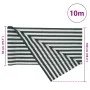 Green and white HDPE privacy net 1x10 m 75 g/m² by , Umbrellas - Ref: Foro24-4003707, Price: 14,97 €, Discount: %