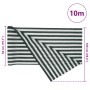 Grünes und weißes HDPE-Privatsphärennetz 1x10 m 75 g/m² von , Sonnenschirme - Ref: Foro24-4003707, Preis: 17,74 €, Rabatt: %