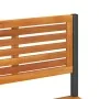 Mesa de trabajo de jardín madera de acacia y acero 90x50x110 cm de , Soportes para macetas - Ref: Foro24-367619, Precio: 108,...