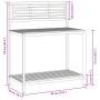 Gartentisch aus Akazienholz und Stahl, 90x50x110 cm. von , Topfständer - Ref: Foro24-367619, Preis: 110,22 €, Rabatt: %