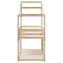 Bunk bed with solid pine wood roof 90x190 cm by , Beds and slatted bases - Ref: Foro24-3282047, Price: 202,53 €, Discount: %