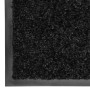 Schwarze waschbare Fußmatte 40x60 cm von vidaXL, Fußmatten - Ref: Foro24-323409, Preis: 27,42 €, Rabatt: %