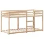 Bunk bed with solid pine wood roof 80x200 cm by , Beds and slatted bases - Ref: Foro24-3282121, Price: 206,96 €, Discount: %