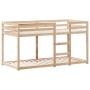 Cama litera con techo madera maciza de pino 80x200 cm de , Camas y somieres - Ref: Foro24-3282121, Precio: 206,63 €, Descuent...