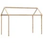 Bunk bed with solid pine wood roof 80x200 cm by , Beds and slatted bases - Ref: Foro24-3282121, Price: 206,96 €, Discount: %