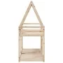Bunk bed with solid pine wood roof 90x190 cm by , Beds and slatted bases - Ref: Foro24-3282087, Price: 188,05 €, Discount: %