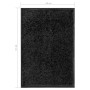 Schwarze waschbare Fußmatte 40x60 cm von vidaXL, Fußmatten - Ref: Foro24-323409, Preis: 27,42 €, Rabatt: %