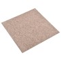 Teppichbodenfliesen 20 Stück 5 m² 50x50 cm beige von vidaXL, Böden und Teppiche - Ref: Foro24-147318, Preis: 120,21 €, Rabatt: %