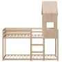 Etagenbett mit massivem Kieferndach 75x190 cm. von , Betten und Lattenroste - Ref: Foro24-3282007, Preis: 196,18 €, Rabatt: %