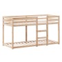 Bunk bed with a solid pine wood roof 75x190 cm by , Beds and slatted bases - Ref: Foro24-3282007, Price: 208,81 €, Discount: %