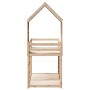 Bunk bed with a solid pine wood roof 75x190 cm by , Beds and slatted bases - Ref: Foro24-3282007, Price: 208,81 €, Discount: %
