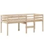 High bed with solid pine wood roof 90x190 cm by , Beds and slatted bases - Ref: Foro24-3282098, Price: 170,83 €, Discount: %