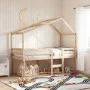 Hochbett mit massivem Kieferndach 90x190 cm von , Betten und Lattenroste - Ref: Foro24-3282058, Preis: 199,53 €, Rabatt: %