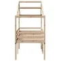 Hochbett mit massivem Kieferndach 90x190 cm von , Betten und Lattenroste - Ref: Foro24-3282058, Preis: 199,53 €, Rabatt: %