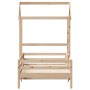 Bed frame with solid pine wood roof 100x200 cm by , Beds and slatted bases - Ref: Foro24-3282156, Price: 171,08 €, Discount: %