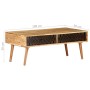 Couchtisch aus massivem Akazienholz, 100 x 50 x 39 cm von vidaXL, Couchtisch - Ref: Foro24-322666, Preis: 158,49 €, Rabatt: %