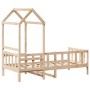 Sofa bed with solid pine wood roof 90x200 cm by , Beds and slatted bases - Ref: Foro24-3282210, Price: 153,60 €, Discount: %