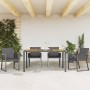 Gartenstühle mit Kissen, 4 Stück, aus schwarzem synthetischem Rattan. von , Gartenstühle - Ref: Foro24-4008116, Preis: 286,18...