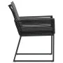 Gartenstühle mit Kissen, 4 Stück, aus schwarzem synthetischem Rattan. von , Gartenstühle - Ref: Foro24-4008116, Preis: 280,33...