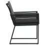 Gartenstühle mit Kissen, 4 Stück, aus schwarzem synthetischem Rattan. von , Gartenstühle - Ref: Foro24-4008116, Preis: 286,18...