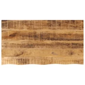 Solid mango wood natural edge table top 100x60x2.5 cm by , Table tops - Ref: Foro24-370358, Price: 95,67 €, Discount: %