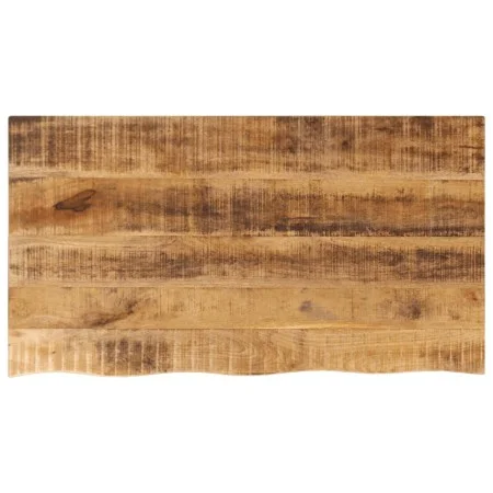 Solid mango wood natural edge table top 100x60x2.5 cm by , Table tops - Ref: Foro24-370358, Price: 95,67 €, Discount: %