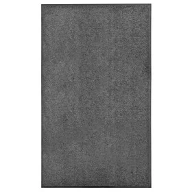 Anthrazitgraue waschbare Fußmatte 90x150 cm von vidaXL, Fußmatten - Ref: Foro24-323419, Preis: 64,13 €, Rabatt: %