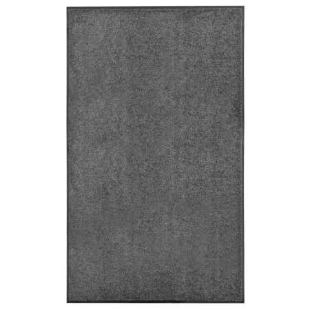 Anthrazitgraue waschbare Fußmatte 90x150 cm von vidaXL, Fußmatten - Ref: Foro24-323419, Preis: 64,13 €, Rabatt: %