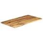Solid mango wood natural edge table top 100x60x2.5 cm by , Table tops - Ref: Foro24-370358, Price: 95,67 €, Discount: %