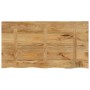 Massivholz-Tischplatte mit natürlicher Kante aus Mangoholz, 100x60x2,5 cm. von , Tischplatten - Ref: Foro24-370358, Preis: 97...