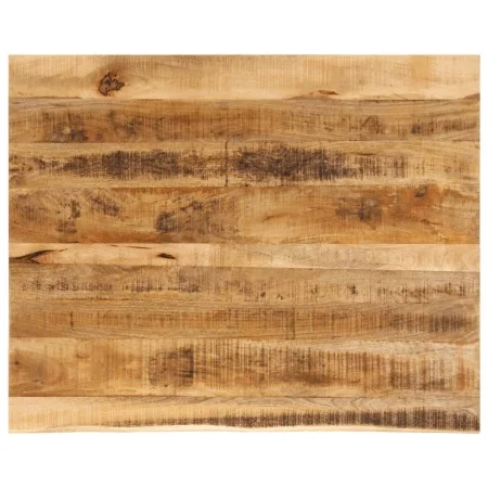 Solid mango wood natural edge table top 100x80x2.5 cm by , Table tops - Ref: Foro24-370364, Price: 103,75 €, Discount: %