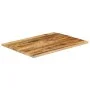 Solid mango wood natural edge table top 100x80x2.5 cm by , Table tops - Ref: Foro24-370364, Price: 103,75 €, Discount: %