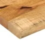 Solid mango wood natural edge table top 80x20x3.8 cm by , Table tops - Ref: Foro24-370370, Price: 32,50 €, Discount: %