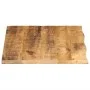 Solid mango wood natural edge table top 70x60x3.8 cm by , Table tops - Ref: Foro24-370403, Price: 64,69 €, Discount: %