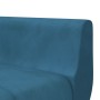 L-förmiges Schlafsofa blauer Samt 275x140x70 cm von , Sofas - Ref: Foro24-3157205, Preis: 426,59 €, Rabatt: %