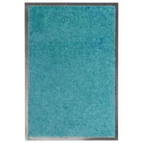 Waschbare cyanblaue Fußmatte 40x60 cm von vidaXL, Fußmatten - Ref: Foro24-323457, Preis: 23,96 €, Rabatt: %