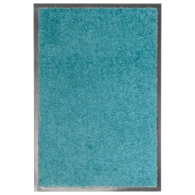 Washable cyan blue doormat 40x60 cm by vidaXL, Doormats - Ref: Foro24-323457, Price: 24,50 €, Discount: %