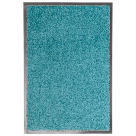 Washable cyan blue doormat 40x60 cm by vidaXL, Doormats - Ref: Foro24-323457, Price: 24,50 €, Discount: %