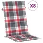 Reclining garden chairs and 8 solid teak wood cushions by , Garden chairs - Ref: Foro24-3196536, Price: 1,00 €, Discount: %