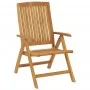 Reclining garden chairs and 4 solid teak wood cushions by , Garden chairs - Ref: Foro24-3196467, Price: 646,42 €, Discount: %