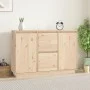 Solid pine wood sideboard 111x34x75 cm by , Sideboards - Ref: Foro24-814309, Price: 133,93 €, Discount: %