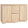 Solid pine wood sideboard 111x34x75 cm by , Sideboards - Ref: Foro24-814309, Price: 133,93 €, Discount: %