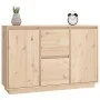 Solid pine wood sideboard 111x34x75 cm by , Sideboards - Ref: Foro24-814309, Price: 133,93 €, Discount: %