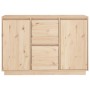 Sideboard aus massivem Kiefernholz 111x34x75 cm von , Sideboards - Ref: Foro24-814309, Preis: 127,91 €, Rabatt: %