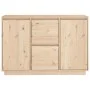 Solid pine wood sideboard 111x34x75 cm by , Sideboards - Ref: Foro24-814309, Price: 133,93 €, Discount: %