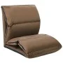 Folding floor lounger in gray taupe microfiber by , Daybeds - Ref: Foro24-325259, Price: 104,51 €, Discount: %