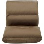Folding floor lounger in gray taupe microfiber by , Daybeds - Ref: Foro24-325259, Price: 112,36 €, Discount: %