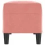 Banco de terciopelo rosa 100x35x41 cm de , Bancos - Ref: Foro24-349424, Precio: 55,99 €, Descuento: %