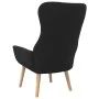 Sillón de relax de tela negro by , Armchairs - Ref: Foro24-341400, Price: 108,31 €, Discount: %